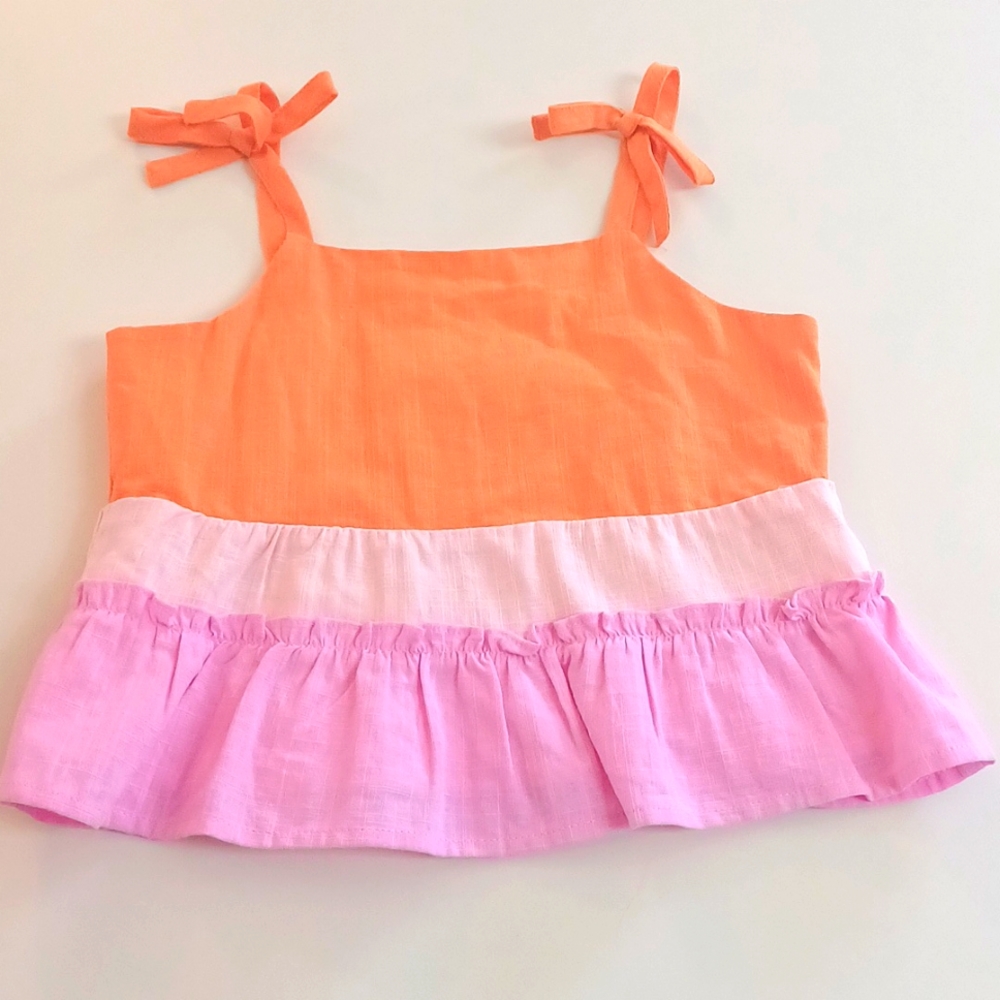 Girls sz 6 summer top
